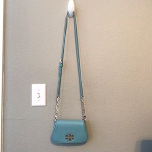 Small Tory Burch light blue purse